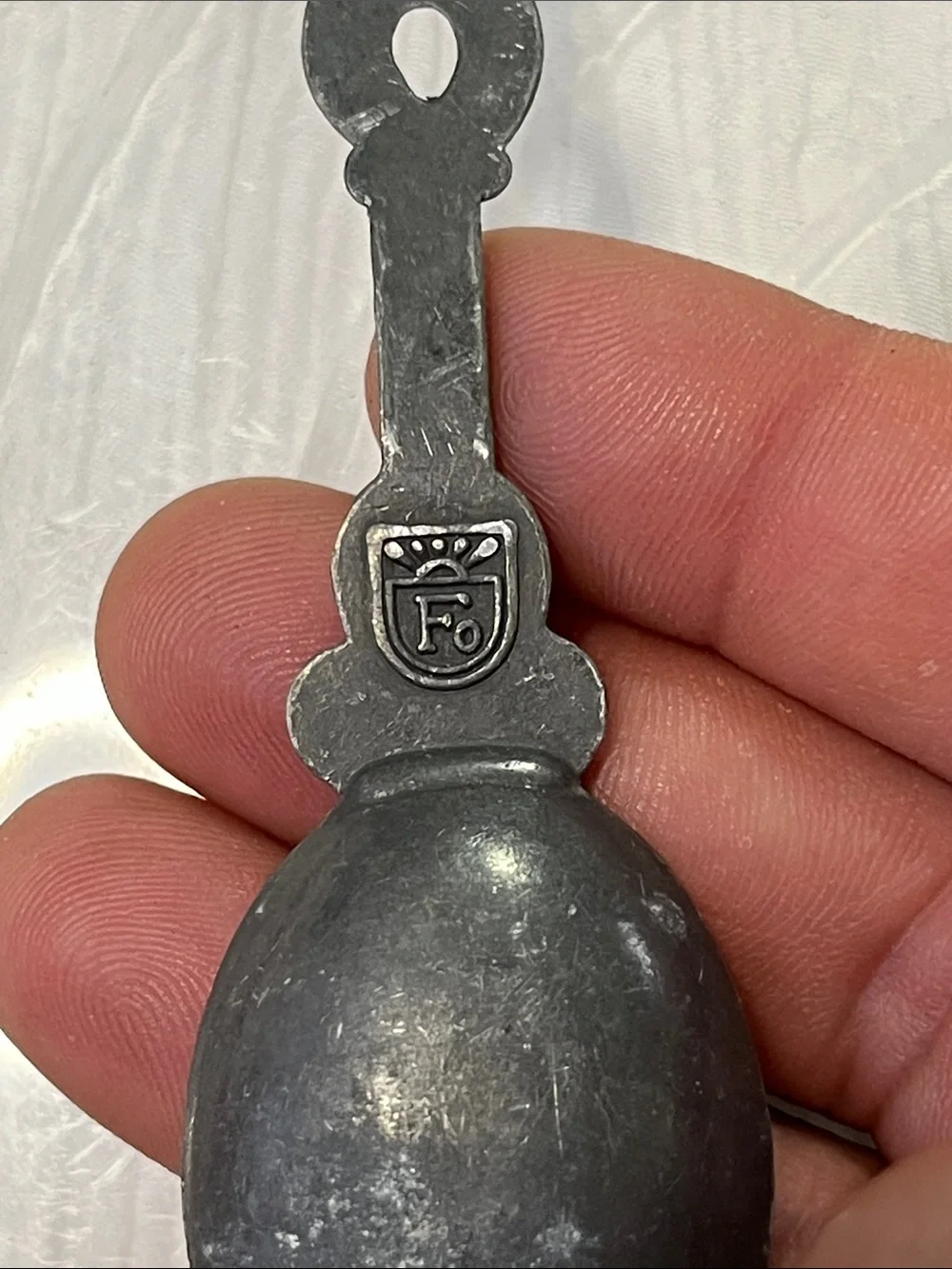 Antique peltre decorative black